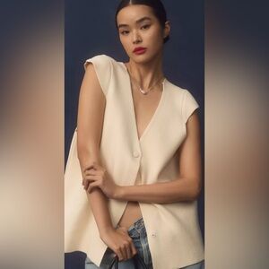 Anthropologie The Willa Oversized Sweater Vest